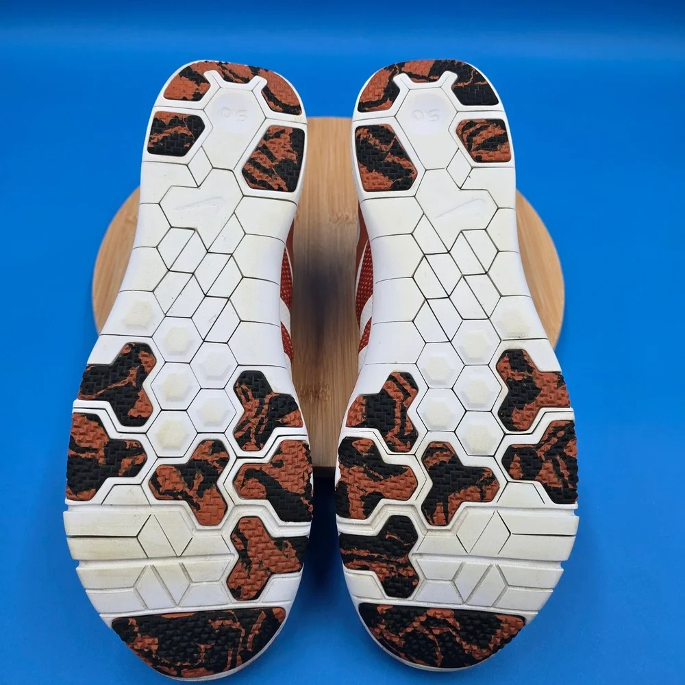 Nike Free Trainer 5.0 V6 Texas Longhorns Orange White 723939-802‎ Mens Size 14